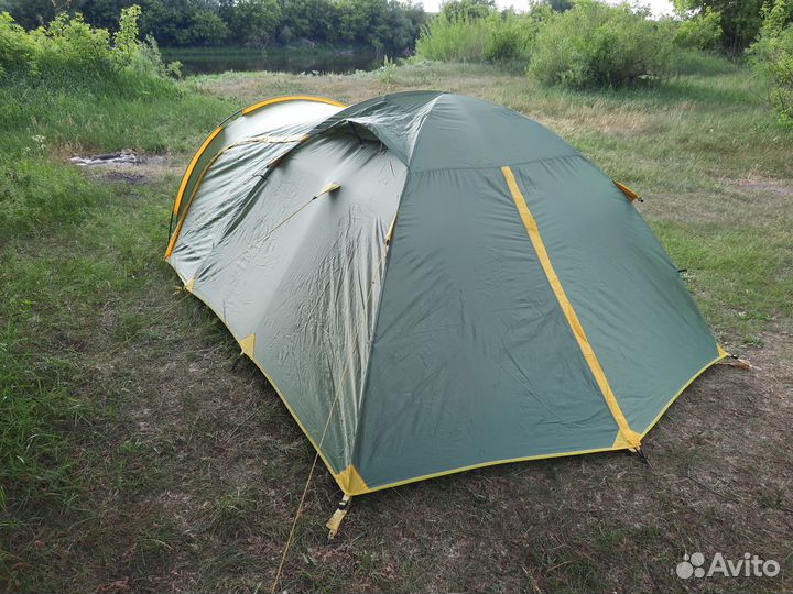 Палатка 3 местная с тамбуром talberg atol 3