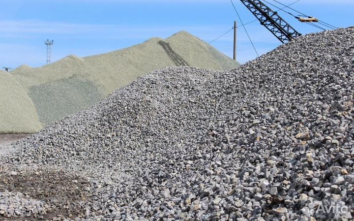 Щебень гранитный 40-70, 20-40, 5-20