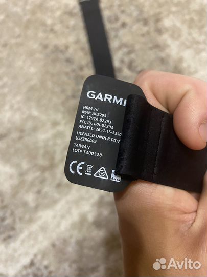 Нагрудный пульсометр garmin hrm Tri