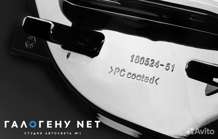 Стекло фары Audi A6 C7 2011-2014 (левое)