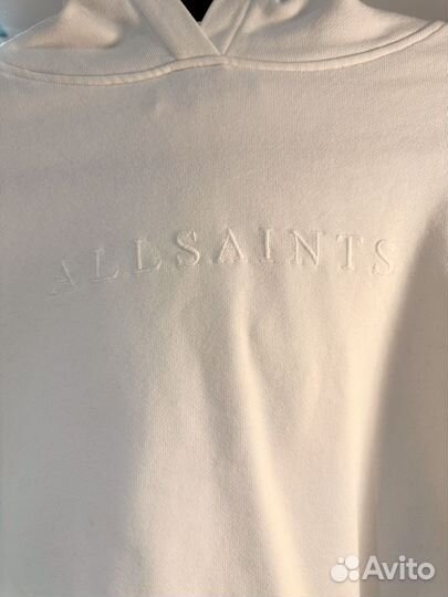 Худи женское Allsaints белое (XS-S)