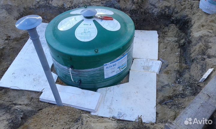 Установка наружной канализации, септиков, дренажей