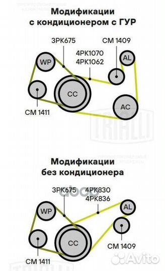 Ролик навесного оборудования Trialli 61 PB5230