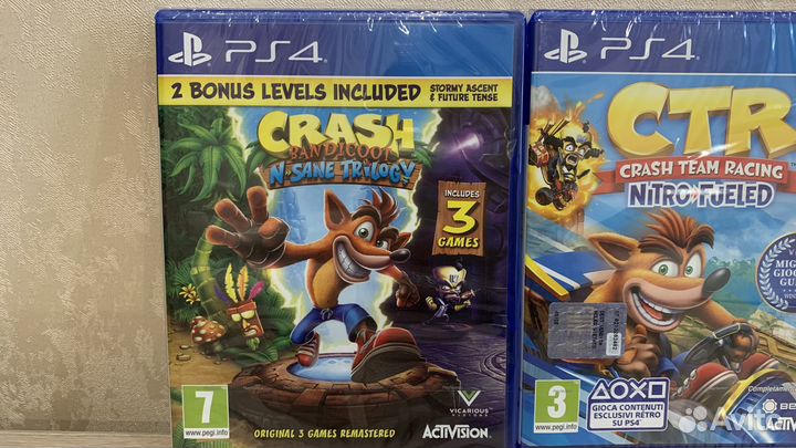 Crash Team Racing nitro fueled ps4 ps5 диск