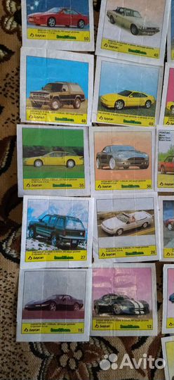 Вкладыши от жвачек beycan