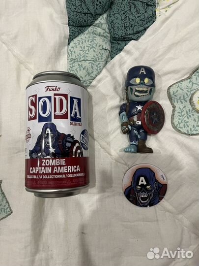 Funko Vinyl soda What If Zombie Captain America