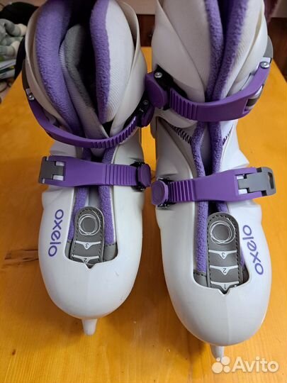 Коньки раздвижные для девочки