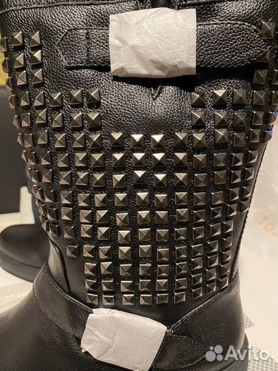 Сапоги Winzor натуральная кожа заклепки 41 р-р