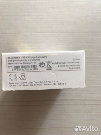 Кабель usb type c apple 2 метра