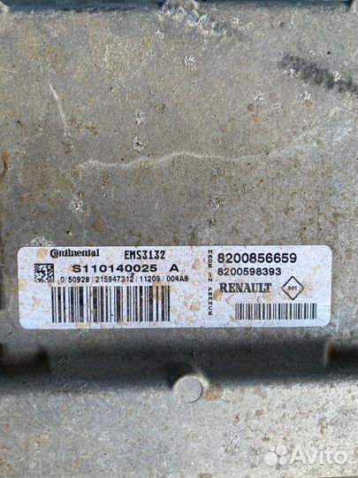 Эбу двс Renault Logan K7JA710 2011