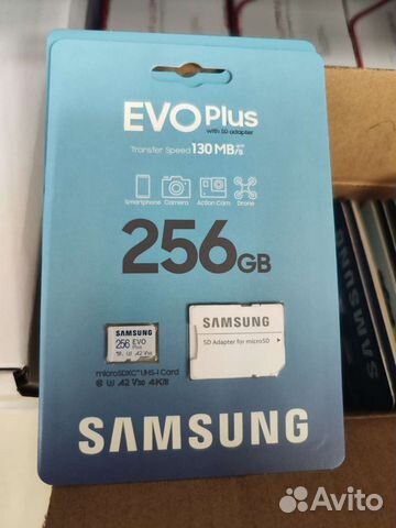 Карта памяти Samsung Evo Plus microsdxc 256GB нова объявление продам