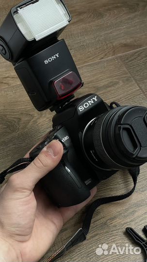 Фотоаппарат sony a580 + вспышка HVL-F42M