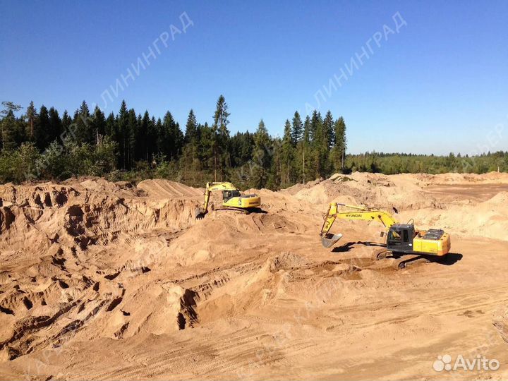 Песок с карьера