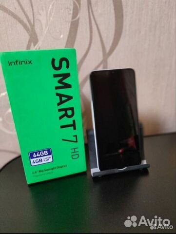 Infinix Smart 7, 3/64 ГБ объявление продам