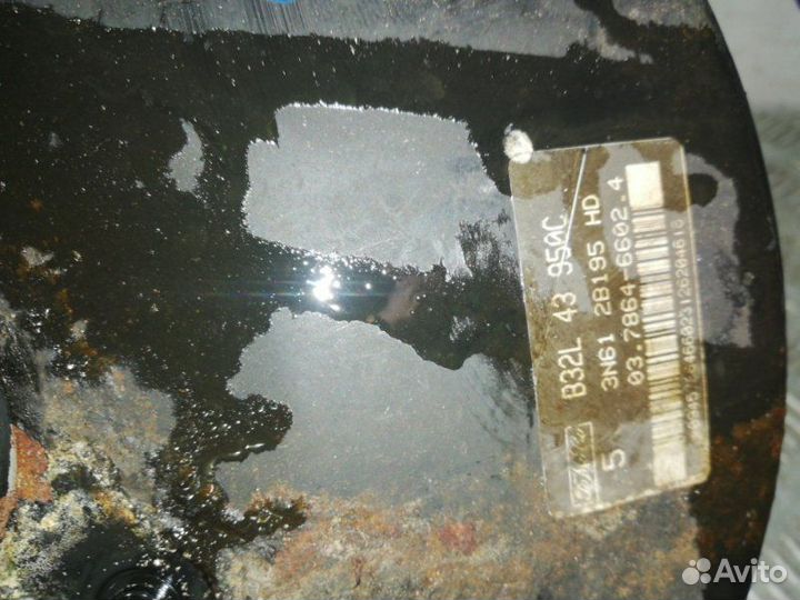 Вакуумный усилитель тормозов Mazda 3 Bk седан 1.6