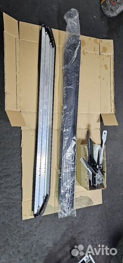 Пороги/подножки Hyundai Santa Fe