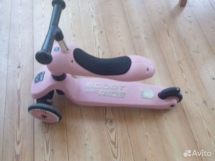 Премиум Самокат трансформер беговел 1+