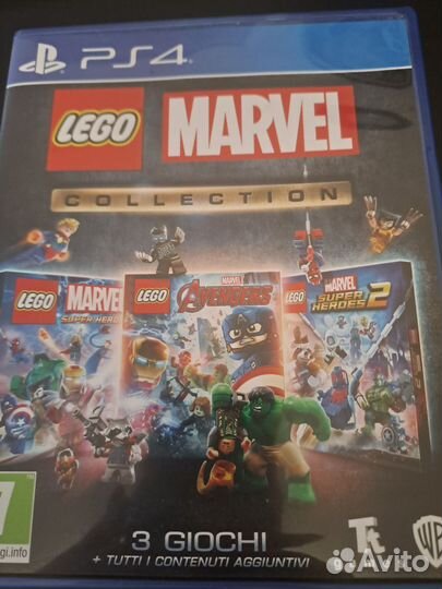 Lego marvel super heroes 1, 2, avengers. PS4