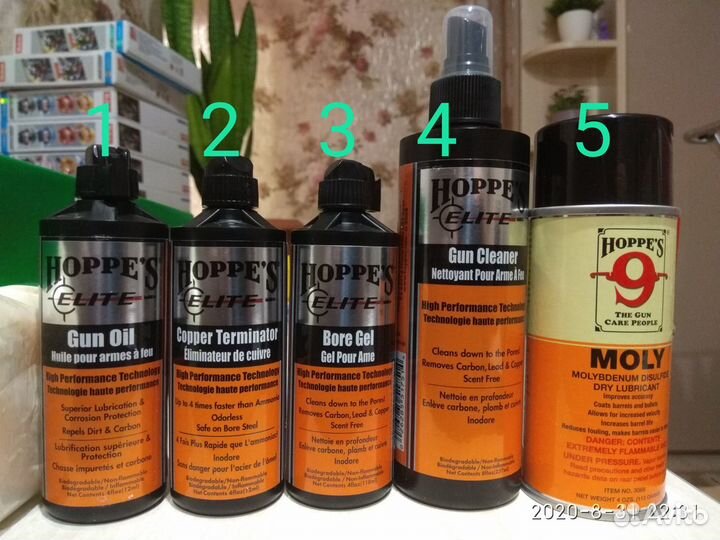 Hoppes Elite (масло, средства от нагара, от омедне