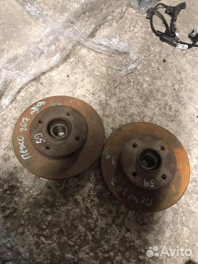 Тормозные диски заднее Peugeot 207