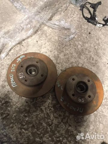 Тормозные диски заднее Peugeot 207