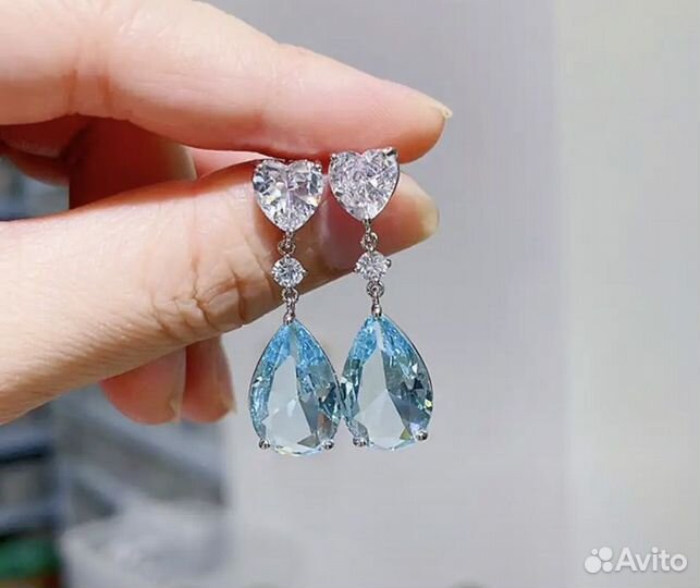 Волшебные серебряные серьги