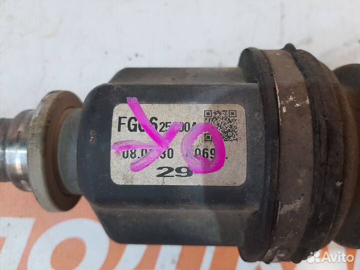 Привод лев. Mazda 3 BK рест. 2007 FG0625600A