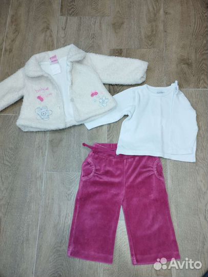 Детская одежда для девочек пакетом 62 68