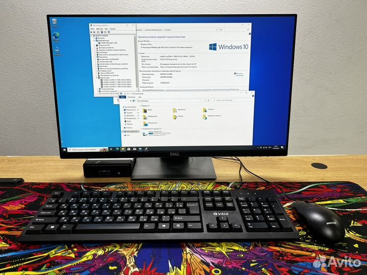 Компьютер intel nuc i3 8/256gb