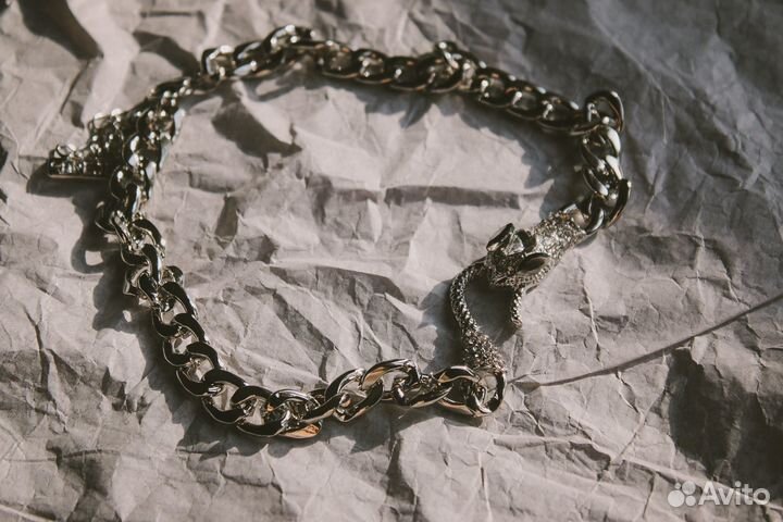 Змейка украшение на шею чокер колье