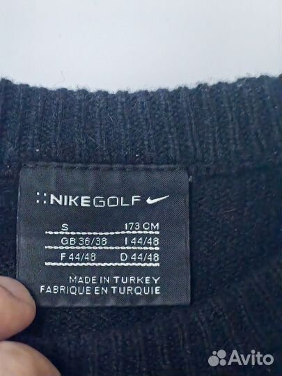 Свитер nike golf шерстяной