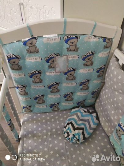 Бортики в детскую кроватку