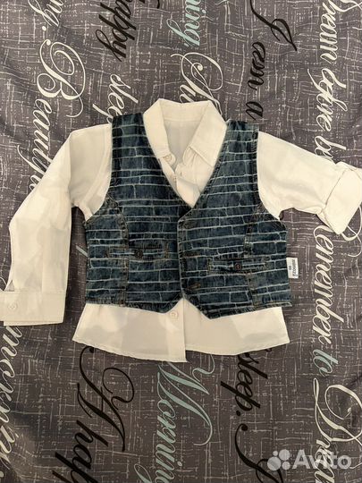 Рубашка для мальчика 86