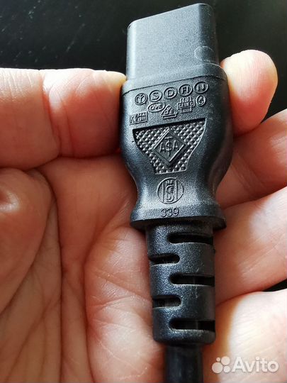 Силовой кабель для монитора, компьютера