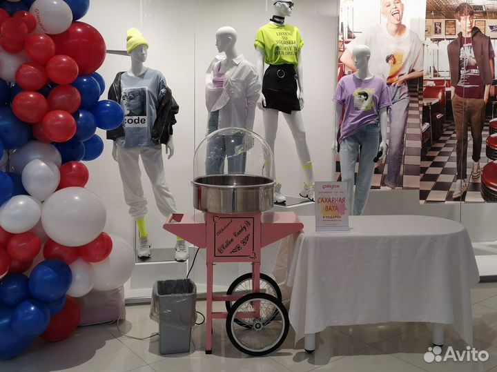 Сахарная вата, попкорн на мероприятие