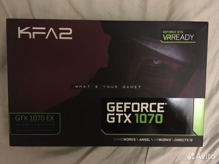 Видеокарта gtx 1070 8gb