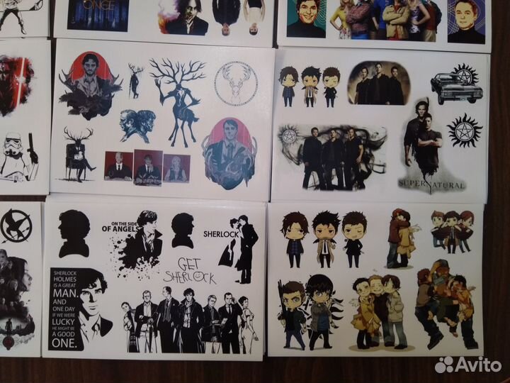 Стикеры \ наклейки по фильмам и сериалам
