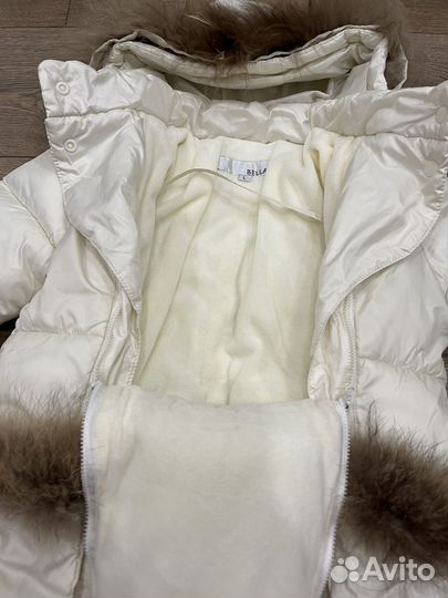 Зимний комбинезон для девочки 74
