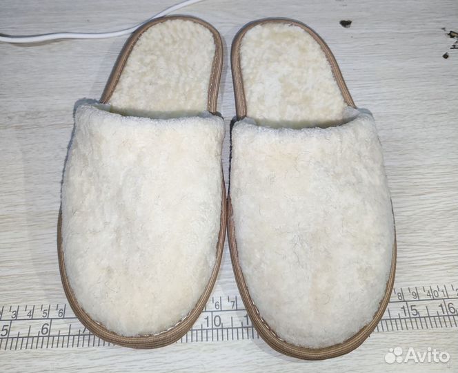 Домашние тапочки меховые