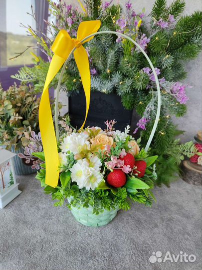 Букеты из мыла ручной работы, композиции в подарок