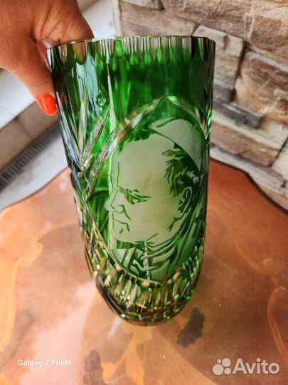 Ваза хрустальная