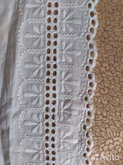 Кружево шитье на батисте СССР