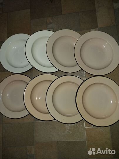 Тарелка металлическая(эмалированная) СССР