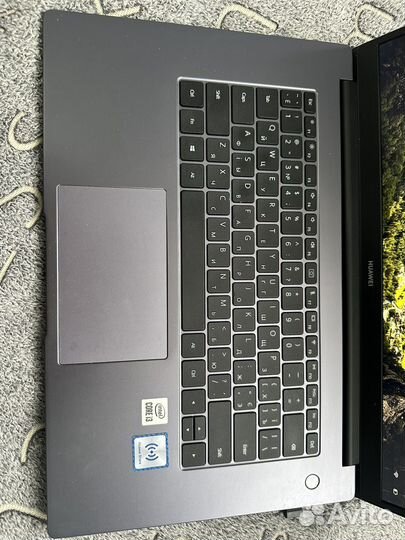 Ноутбук huawei matebook d15 core i3