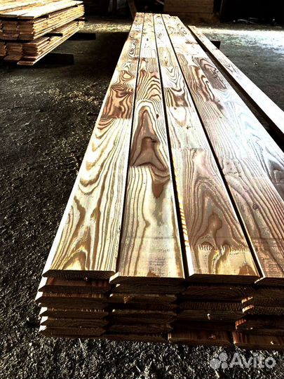 Шлифованные доски лиственницы 40x130 мм для удобст