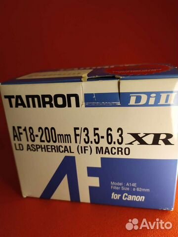 Объектив Tamron 18-200mm объявление продам