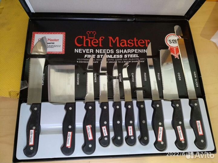 Набор ножей chef master