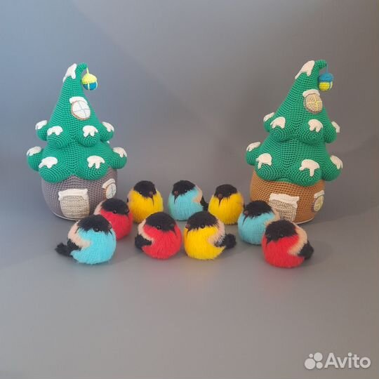 Снегири- брелки