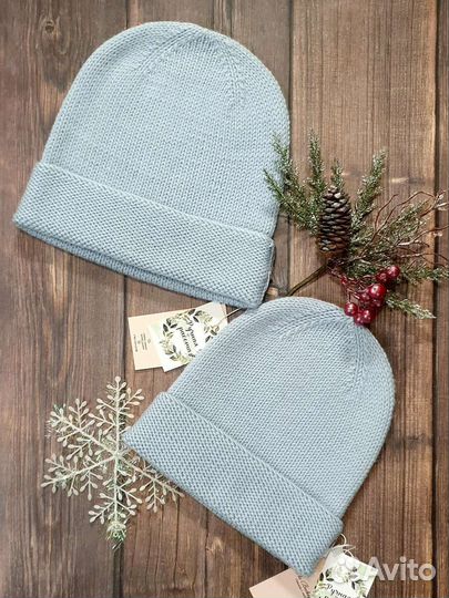 Вязаная шапка бини