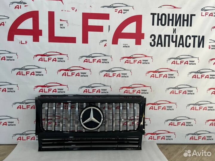 Решетка радиатора Mercedes W463 Гелик